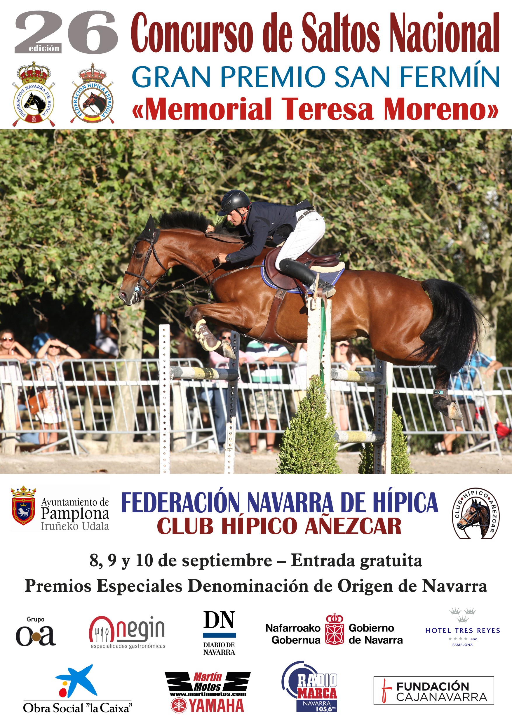 Noticias JUEVES XXVI. CSN** Gran Premio San Fermin &quot;Memorial Teresa Moreno&quot;